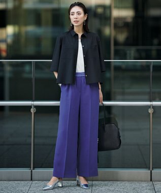 ICB L ドライクールトロ 5分袖シャツ ブラック