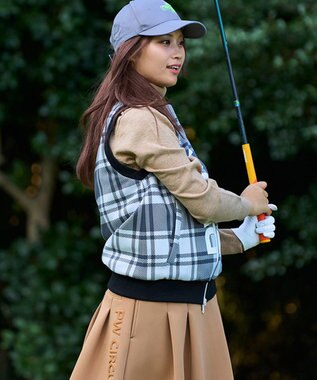 PW CIRCULUS 【WOMEN】リバーシブル カジユアルベスト グレー系5