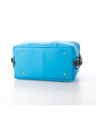 UNBILLION perche 姫路エアリーレザー2wayボストンバッグS ブルー