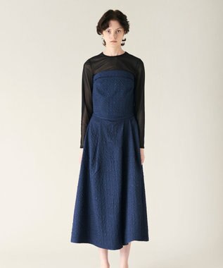 GRACE CONTINENTAL ビスチェsetワイドパンツ ネイビー