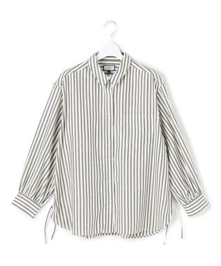 J.PRESS YORK STREET 【WOMEN】サイドドローストリング シャツブラウス