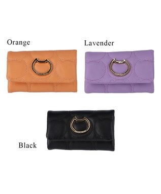 tsumori chisato CARRY ラインネコ キーケース ブラック