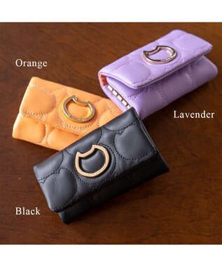 tsumori chisato CARRY ラインネコ キーケース ブラック