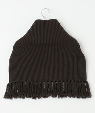 #Newans カシミヤブレンドバルキースヌードベスト ダークブラウン系