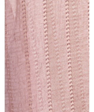 earth music&ecology キャンディースリーブシアーブラウス Dark Pink