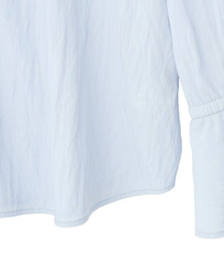 Green Parks ラッフルブラウス Sax