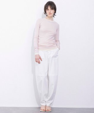 NAVE 【Nave・洗える】ガーゼフライス ロングスリーブ ピンク系