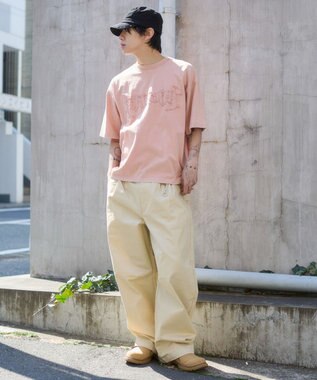 WEGO キーチャーム付きチノカーブパンツ ベージュ