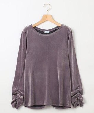 組曲 S チュールフロッキー カットソー ライラック系