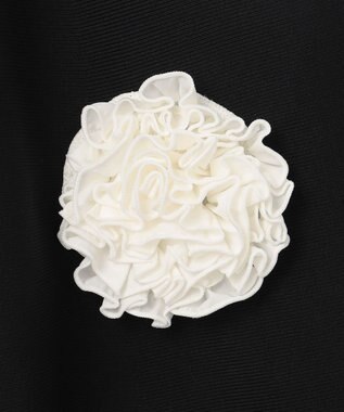 組曲 S 【組曲×setsuko sagittaire】ボンボンフラワーニット スカート ブラック系