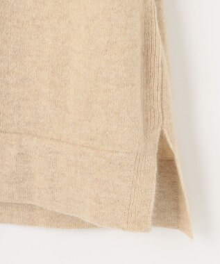 自由区 【洗える】ピュアカシミヤミルド ボートネック プルオーバー ベージュ系