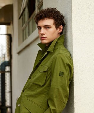 JOSEPH ABBOUD 【ストレッチ/ECO撥水】アクティブレジャーブルゾン グリーン系