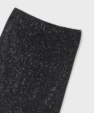 GRACE CONTINENTAL スパンコールタイトスカート ブラック