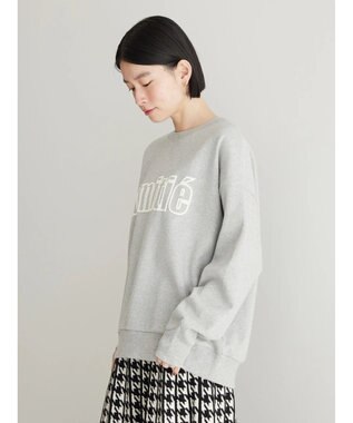 AMERICAN HOLIC 発泡ロゴポンチプルオーバー Light Gray Mixture