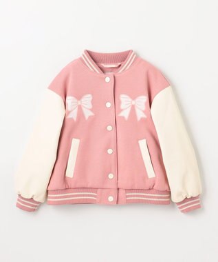 ANY KIDS リボンスタジャン ピンク