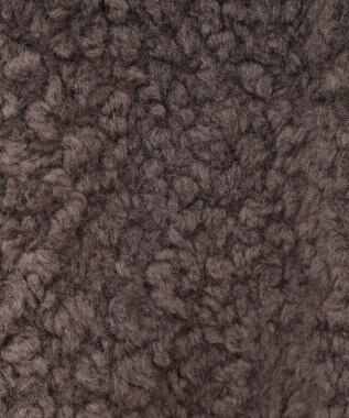 earth music&ecology リバーシブルフェイクムートンショートブルゾン モカ