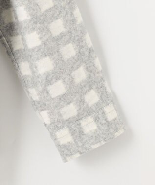 JOSEPH ABBOUD MOUNTAIN 【SPACE／UNISEX】フランネルジャージーチェック シャツ ライトグレー系3