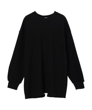 CRAFT STANDARD BOUTIQUE ワッフルレイヤード風プルオーバー Black