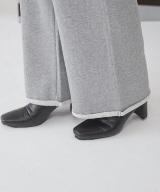 WEGO 【ANGIE VINTAGE/セットアップ対応】ワイドスウェットパンツ 杢グレー