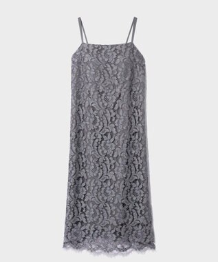 GRACE CONTINENTAL コードリバーレースドレス グレー