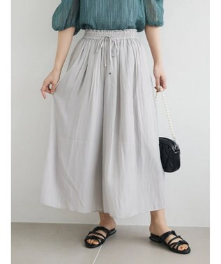 Green Parks サラフレ　ワイドパンツII Light Gray