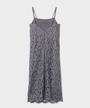 GRACE CONTINENTAL コードリバーレースドレス グレー