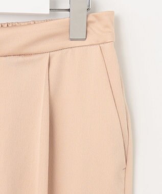 自由区 【洗える】チンツサテンタンブラー ジョガーパンツ ピンク系