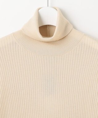 自由区 【洗える】CARIAGGI スーパーエクストラファインメリノ インナーニット ベージュ系