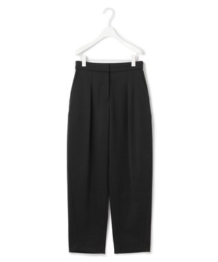 ICB 【洗える】T/Wベネシャンストレッチ カーブパンツ ブラック系