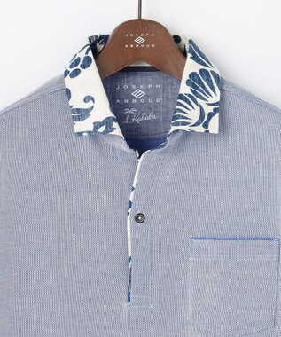 JOSEPH ABBOUD 【キングサイズ・老舗アロハブランドと21年愛されるポロシャツがコラボ】KAHALA ALOHA ダディポロ サックスブルー系