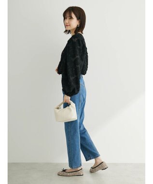 Green Parks シャギージャガードプルオーバー Black