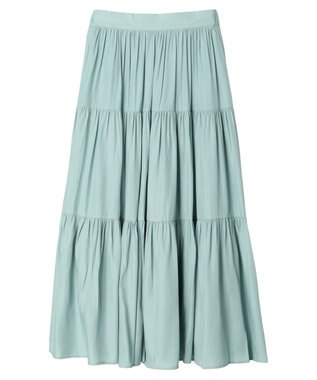 earth music&ecology ティアードスカート Mint