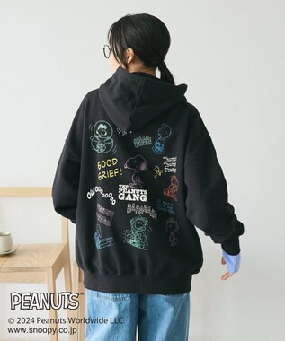 CRAFT STANDARD BOUTIQUE 【PEANUTS】プリントパーカー Black