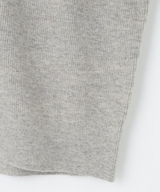 J.PRESS LADIES 【洗える】BUNNY Vネック カーディガン ライトグレー系