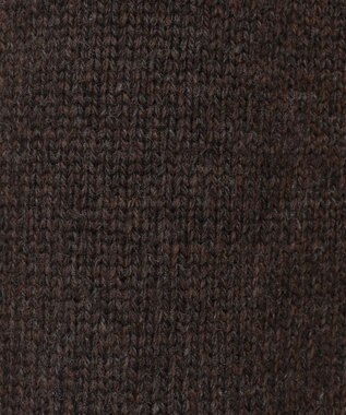 組曲 L 【WEB限定】チュニック丈ニットワンピース ダークブラウン系