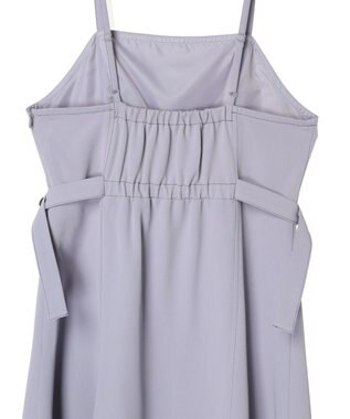 earth music&ecology サイドベルトフレアワンピース Blue