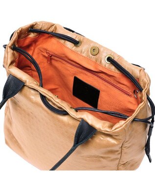 Regalo Felice 【形が変えられる / 大容量】巾着トート / REGALO CA(キャメル)