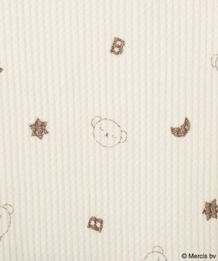 earth music&ecology 【予約】miffy/earth おやすみイラストT ベージュ