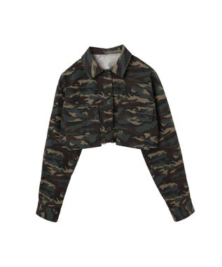 WEGO ミリタリーショートシャツ 柄1