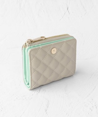 TOCCA TRACE PAVE BIFOLD WALLET 二つ折り財布 ベージュ系