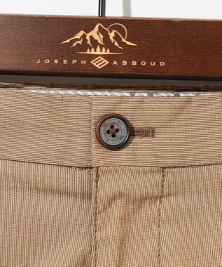 JOSEPH ABBOUD 【キングサイズ・ウエストも伸びる!/ストレッチ/軽量/Eco撥水】マイクロピケストレッチ パンツ キャメル系7
