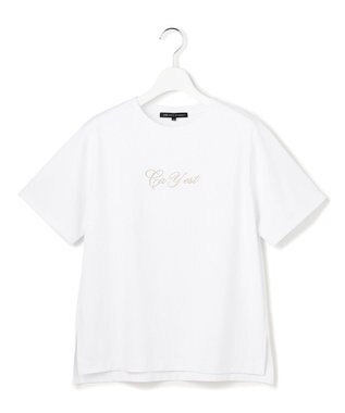 23区 【~6/28まで受注生産】カスタマイズ 立体刺繍 半袖 Tシャツ ホワイト×シルバー