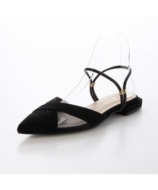 MODE ET JACOMO <carino>【２WAY】バックベルトサンダルパンプス ブラック
