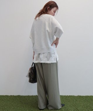 AMERICAN HOLIC 【RUSSELL】ロゴ半袖スウェット Gray Mixture