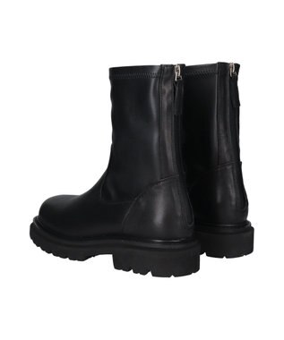 Bridget Birkin 【PARADIS COULEUR】防滑ソール撥水ストレッチショートブーツ ブラック