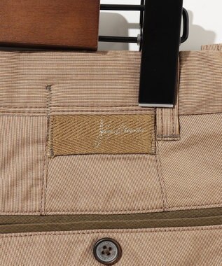 JOSEPH ABBOUD 【キングサイズ・ウエストも伸びる!/ストレッチ/軽量/Eco撥水】マイクロピケストレッチ パンツ キャメル系7