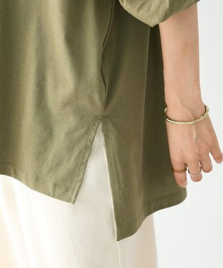 CRAFT STANDARD BOUTIQUE ランタンスリーブチュニック Khaki