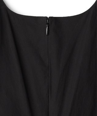 BEIGE， MALLOW / コットンタック バルーンスリーブドレス Black