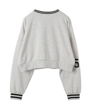 WEGO NEWYORKラインリブスウェット 杢グレー