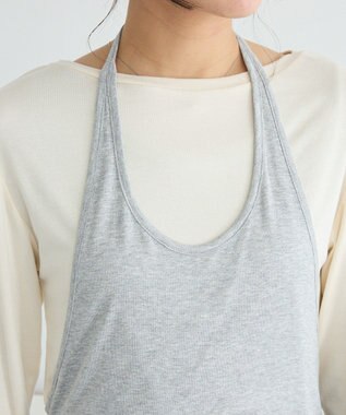 CRAFT STANDARD BOUTIQUE 2点セット/ホルターネック+ロンTee Ivory
